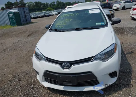 2016 Toyota Corolla Le from USA, damaged, VIN 2T1BURHE4GC607486